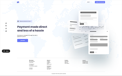 payment landing page small design payment payment app ui website concept