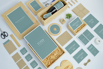 Wedding Branding Mockups agency box brand identity branding business concept design graphic design invitations logo mockups stationery wedding wood