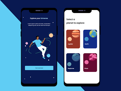 Explore adobe xd design illustration mobile ui uiux