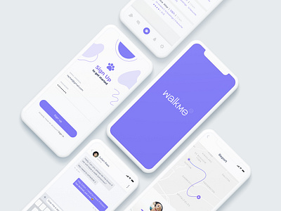 walk me mock up app app design application design application ui interaction design interface interface design mobile ui ui ux ui design uiux ux