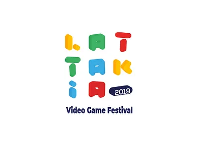 Lattakia Video Game Festival 3d logo branding game game logo graphic icon illustration logo vector video
