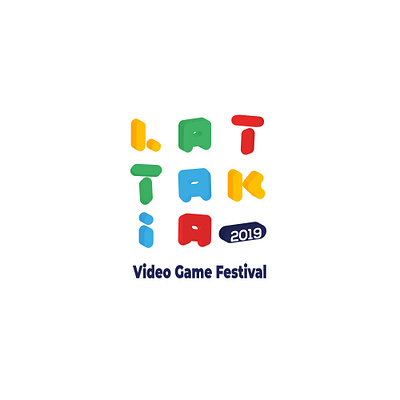 Lattakia Video Game Festival 3d logo branding game game logo graphic icon illustration logo vector video