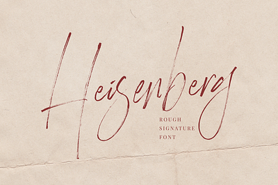 Heisenberg Font calligraphy calligraphy and lettering artist creativemarket dafont design font font collection lettering myfonts rough script signature typography