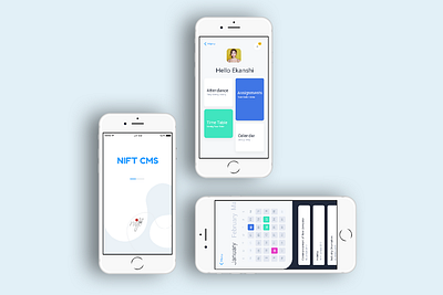 cms app design (NIFT CMS) ui ux