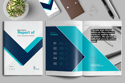 Annual Report Template annual report annual report brochure annual report template bifold bifold brochure booklet brand branding brochure brochure design business business brochure business portfolio business profile clean corporate elite standard template