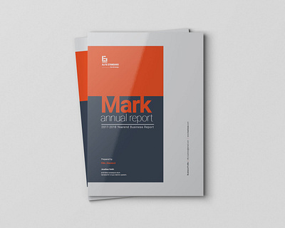 Mark Annual Report annual report annual report brochure annual report template bifold bifold brochure booklet brochure brochure design business business brochure business portfolio business profile classic brochure clean clean brochure company company brochure company profile