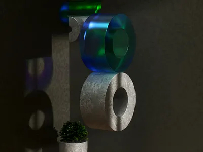 S8 KV 3d branding c4d crislabno illustration logo render