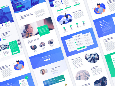 UI Design / Portal / Startup duotone illustration landing landingpage marketplace portal startup ui ui ux ui design web webdesign website