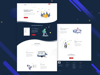 Donation clean website crowdfunding design graphic design illustration ui ui ux design vector web web deisgn web desgin