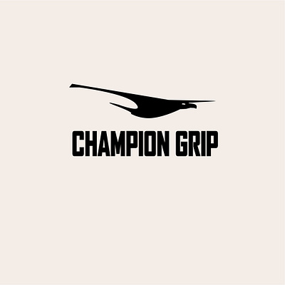 Champion Grip Logo branding design flat icon logo typography vector