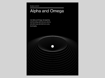 Holy Swiss - Alpha and Omega poster poster design