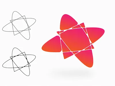 X Square logo art branding design gaming gaminglogo gradient logo square x