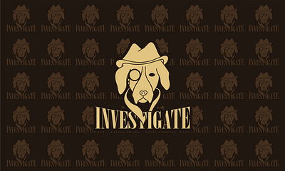 Investigate Dog branding design illustration logo shutterstock vector