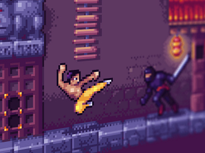 New BruceLee arcade arcade game aseprite brucelee game kungfu oldschoolgame pixel pixelart