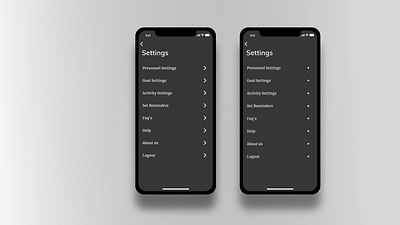 #007#dailyui ios10 settings settings page simple settings ui ux