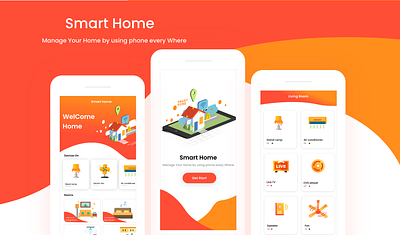 Smart Home graphics design illustrator design mobile app design photoshop design sketchapp smart home ui design ux design xd design