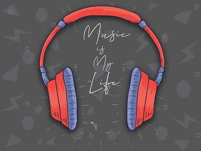 Poster_Music design icon illustration