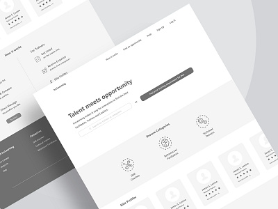 Trainer Website Wireframe clean design education educational landing page landing page concept learning minimal simple trainer trainers training ui ux website concept website design website wireframe wireframe wireframe design xd