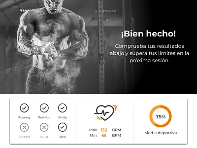 ¡Workout Tracker - DailyUI - Dia 41! 41 art branding clean daily ui dailyui design illustration illustrator minimalist sport tracker ui vector workout workout tracker