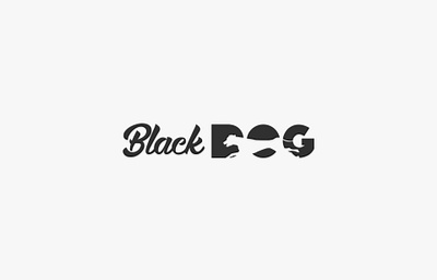 Logo Black Dog branding design illustration logo vector