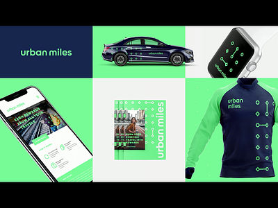 Urban Miles bird brand brand design brand identity branding branding design design identity identity branding lime logo logo design loyalty program motion reward transport uber