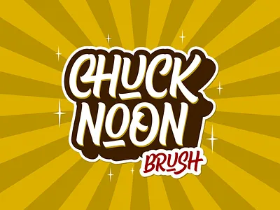 Chuck Noon Brush branding font lettering logo logotype script typeface typework typography vector