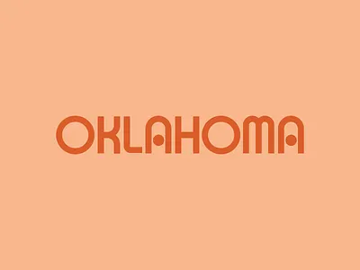 Oklahoma x Walkman design oklahoma typography vector