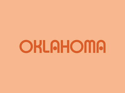 Oklahoma x Walkman design oklahoma typography vector