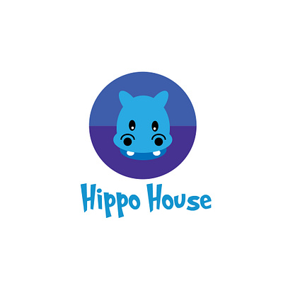 Logo HippoHouse branding illustration logo vector