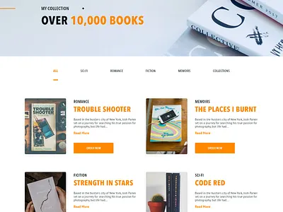 Carolyn Dean - Author Website Branding Concept adobe xd author branding design ui website writer