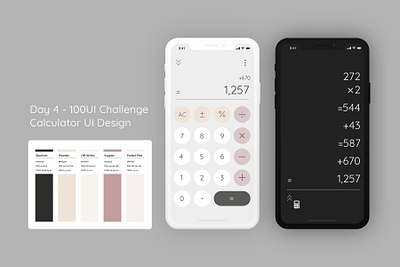 Day4-Calculator Design 100daychallenge