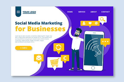 Social app art branding digital icon illustration illustrator mountain ui web