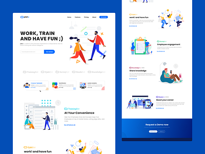 Plot io branding clean design flat landingpage logo mobile ui ux web website