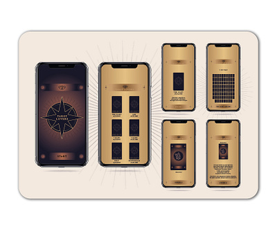 Tarot Application app app design application ui branding design tarot tarot card ui ui design ux vector