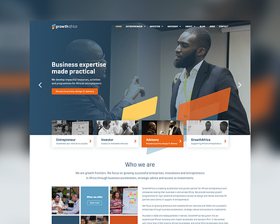 GrowthAfrica acf advanced custom fields css custom design custom post types development html responsive website wordpress