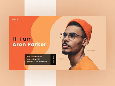 M.ARK Portfolio website hero designer hero seo social trending uiux uxdesign website website banner website builder website design