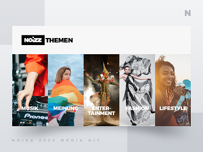 Noizz 2020 Media Kit 2 of 12 black concept design digital illustration media kit minimalism presentation layout typography ui white