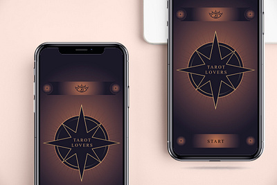 Tarot App branding design icon tarot ui ui design ux vector