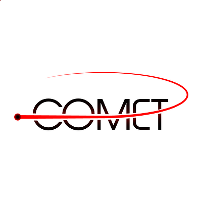COMET branding dailylogochallenge design flat icon illustration illustrator lettering logo minimal type vector