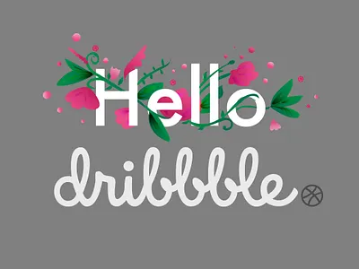 Hello Dribbble! design dribbble invite