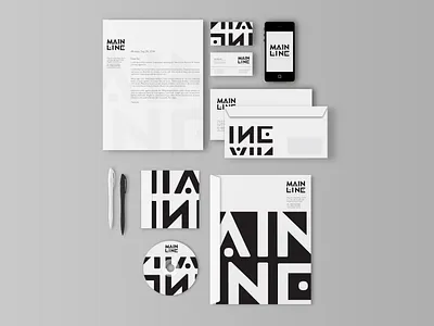 CID Mainline branding design logo