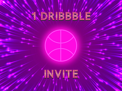 invite dribbble dribbble best shot dribbble invite invite invite design invite giveaway invite illustration pink