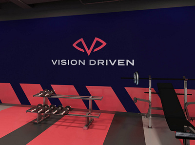 Vision Driven Gym Signage logo inspiration