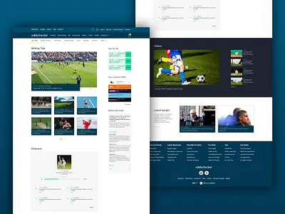 Oddschecker Blog bets blog page ui ui design webdesign