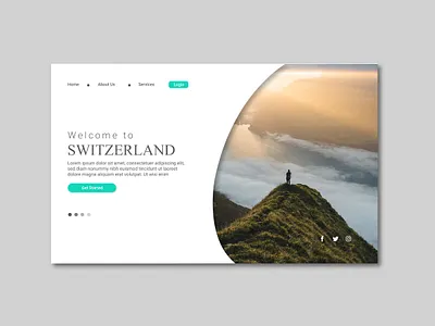 Travel Landing Page behance free vector graphic design graphic out graphicout landing page travel travel landing page typography user experience user interface userinterface vector web design web template website