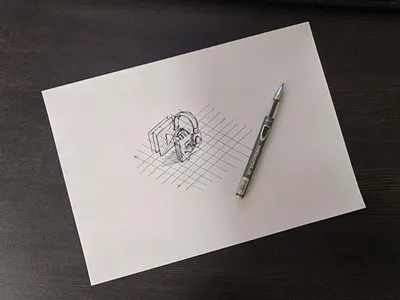 Isometric icon design process icon icon set illustration isometric process render shadow sketch