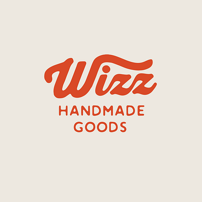 Wizz Handmade Goods Logo Wordmark branding design designer graphic design icon identity logo type typography vector