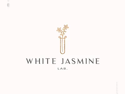 Logo Proposal - White Jasmine date flower flowers high end logo logodesign logos party remember special wedding