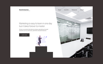 Marketing Landingpage black design landing page marketing ui userexperience userexperiencedesign ux uxdesign uxui webdesign white