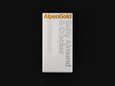 Alpen Gold / Wrapper Redesign / Weekly Warm-Up branding chocolate chocolate packaging dribbbleweeklywarmup identity packaging wrapper